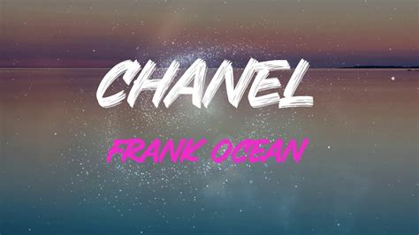 chanel frank ocean genius|see both sides like chanel.